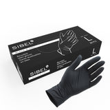 Sibel Black and Pro Reusable Gloves Black 20pcs (Sizes)