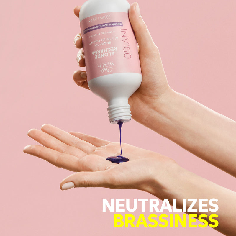 Wella Invigo Blonde Recharge Shampoo